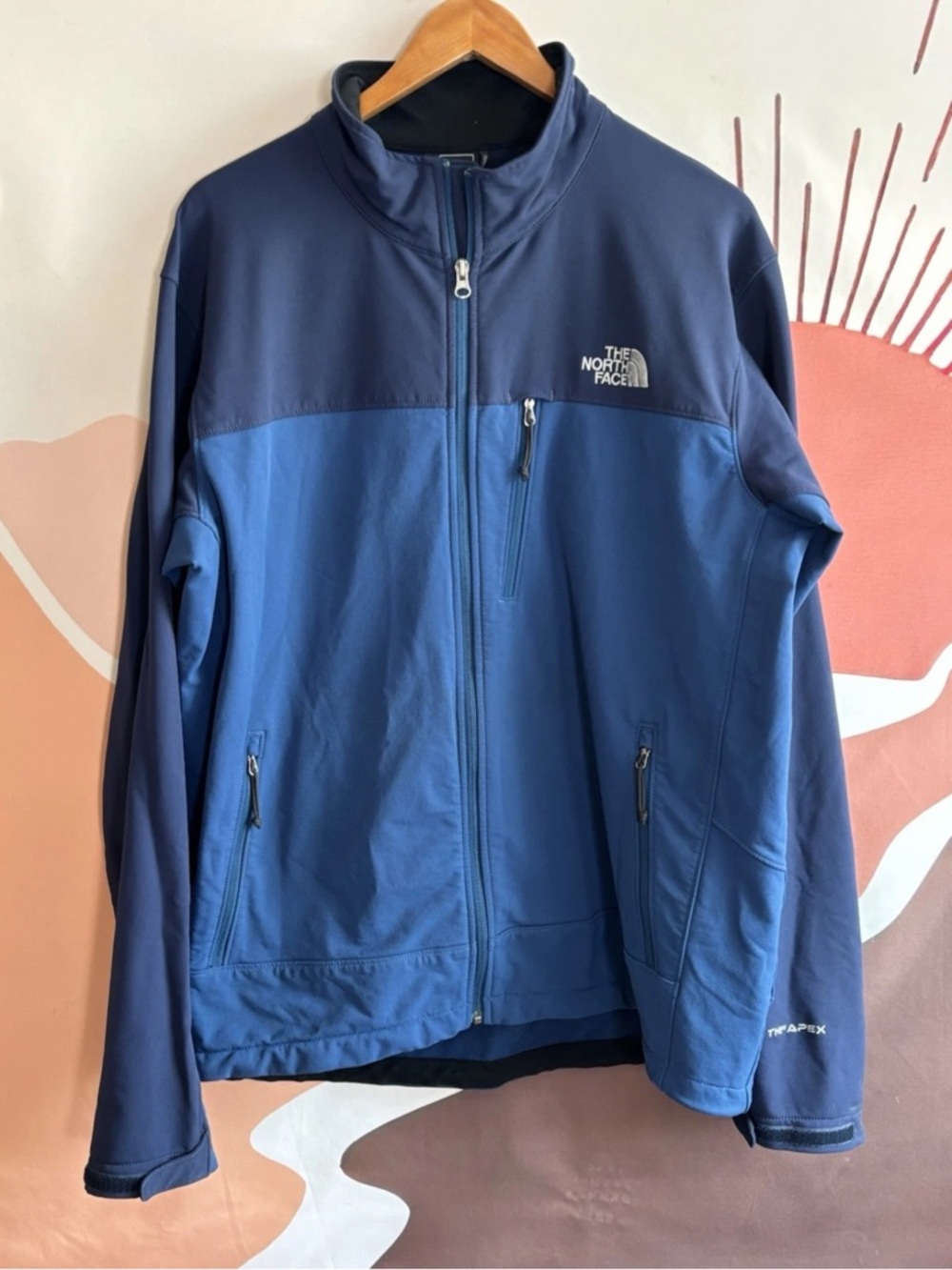 The North Face Menβs Size XL TNF Apex Never Stop Exploring Full Zip Jacket Hike